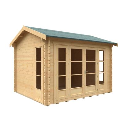 12x10 Bamber 44mm Log Cabin