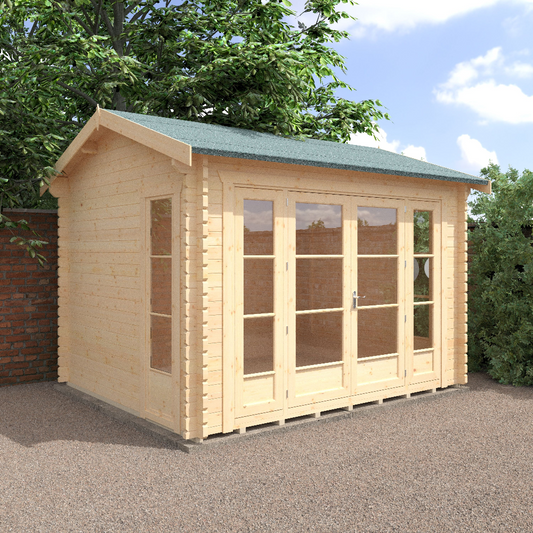 12x10 Bamber 44mm Log Cabin