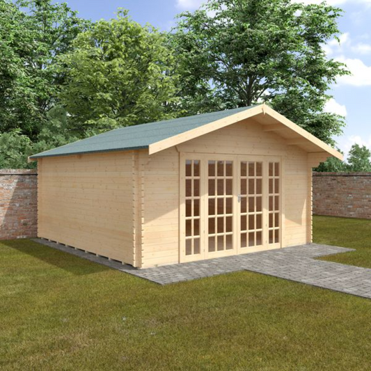 16x16 Balmoral 44mm Log Cabin