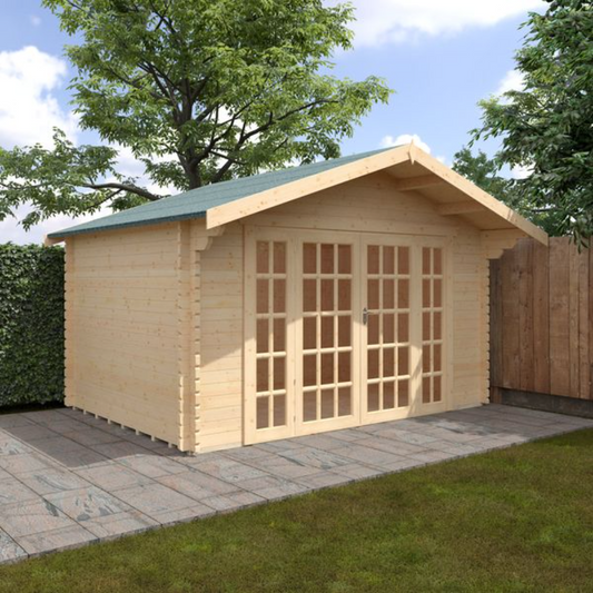 10x14 Balmoral 44mm Log Cabin