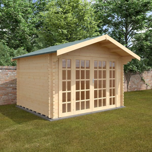 10x12 Balmoral 44mm Log Cabin