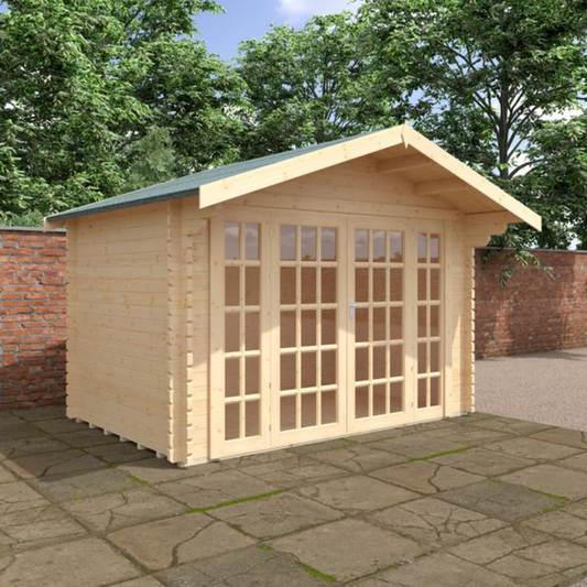 8x12 Balmoral 44mm Log Cabin
