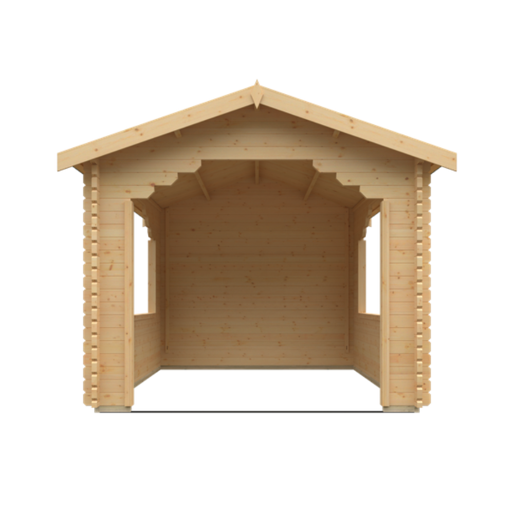 12x10 Stowe 44mm Log Cabin