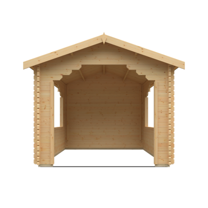 12x10 Stowe 44mm Log Cabin