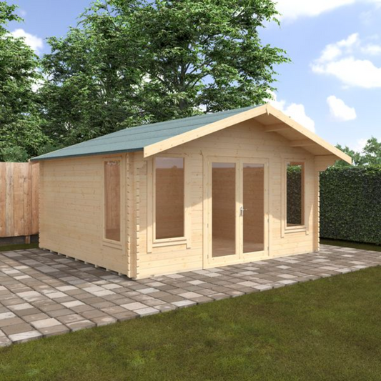 14x16 Sutton 44mm Log Cabin