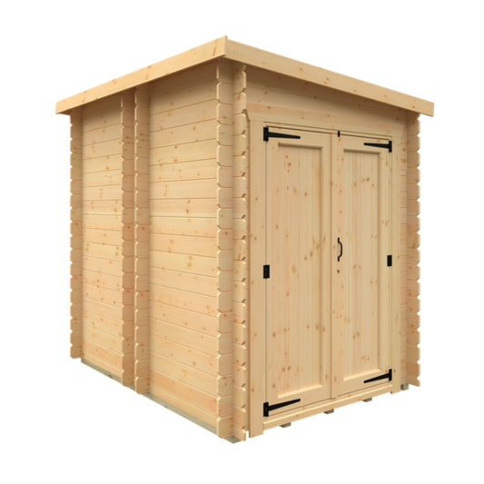 8x6 Langham 19mm Log Cabin