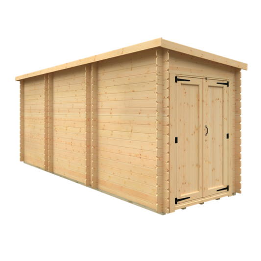 18x6 Langham 19mm Log Cabin