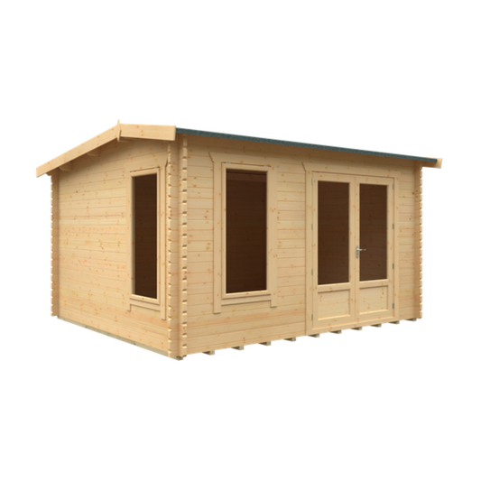 14x12 Longleat 44mm Log Cabin