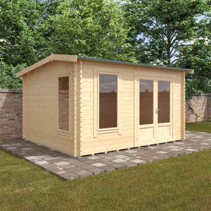 14x12 Longleat 44mm Log Cabin