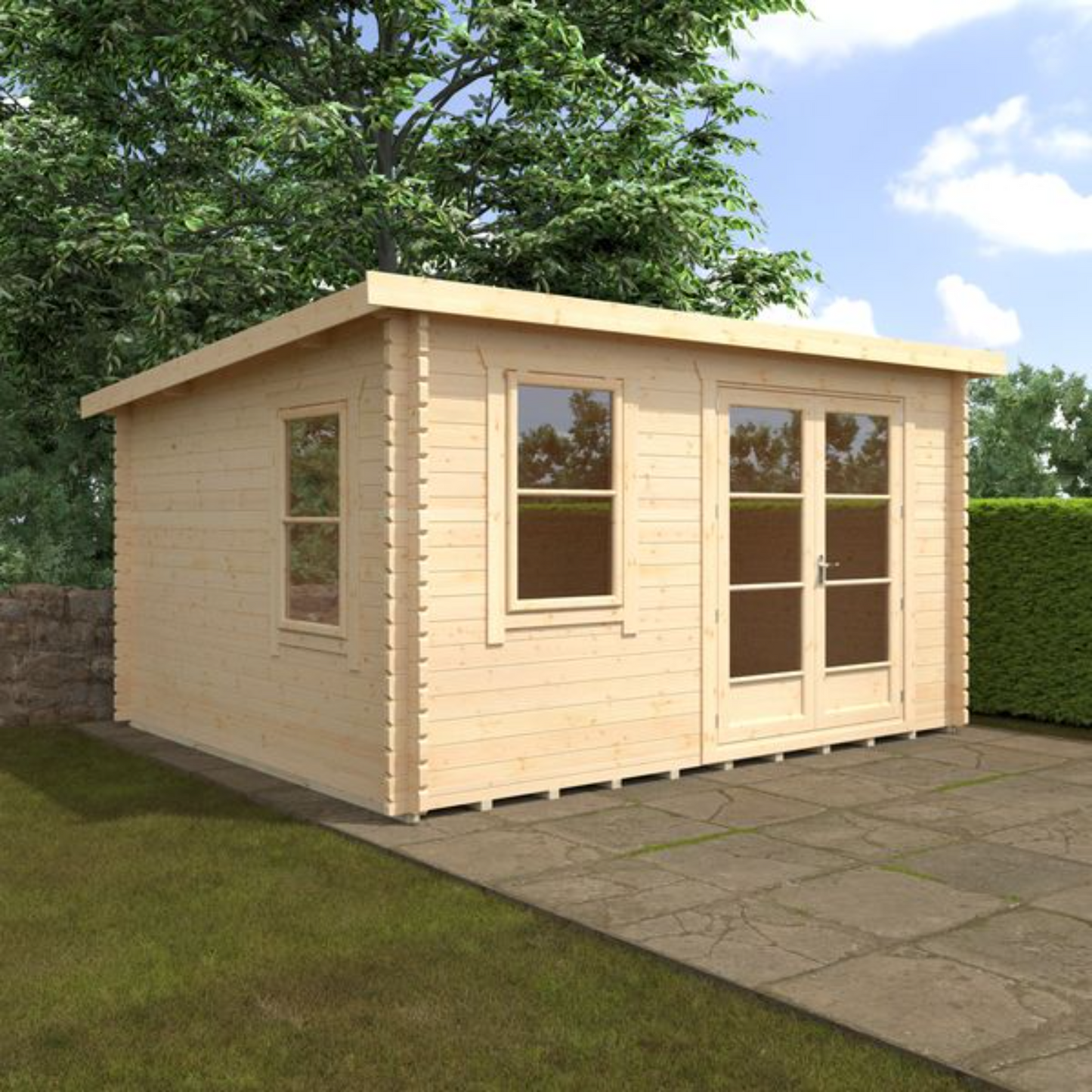 14x12 Belton 44mm Log Cabin