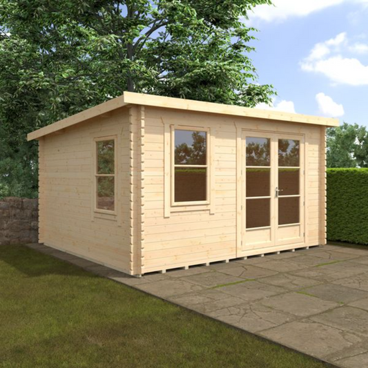 14x12 Belton 44mm Log Cabin