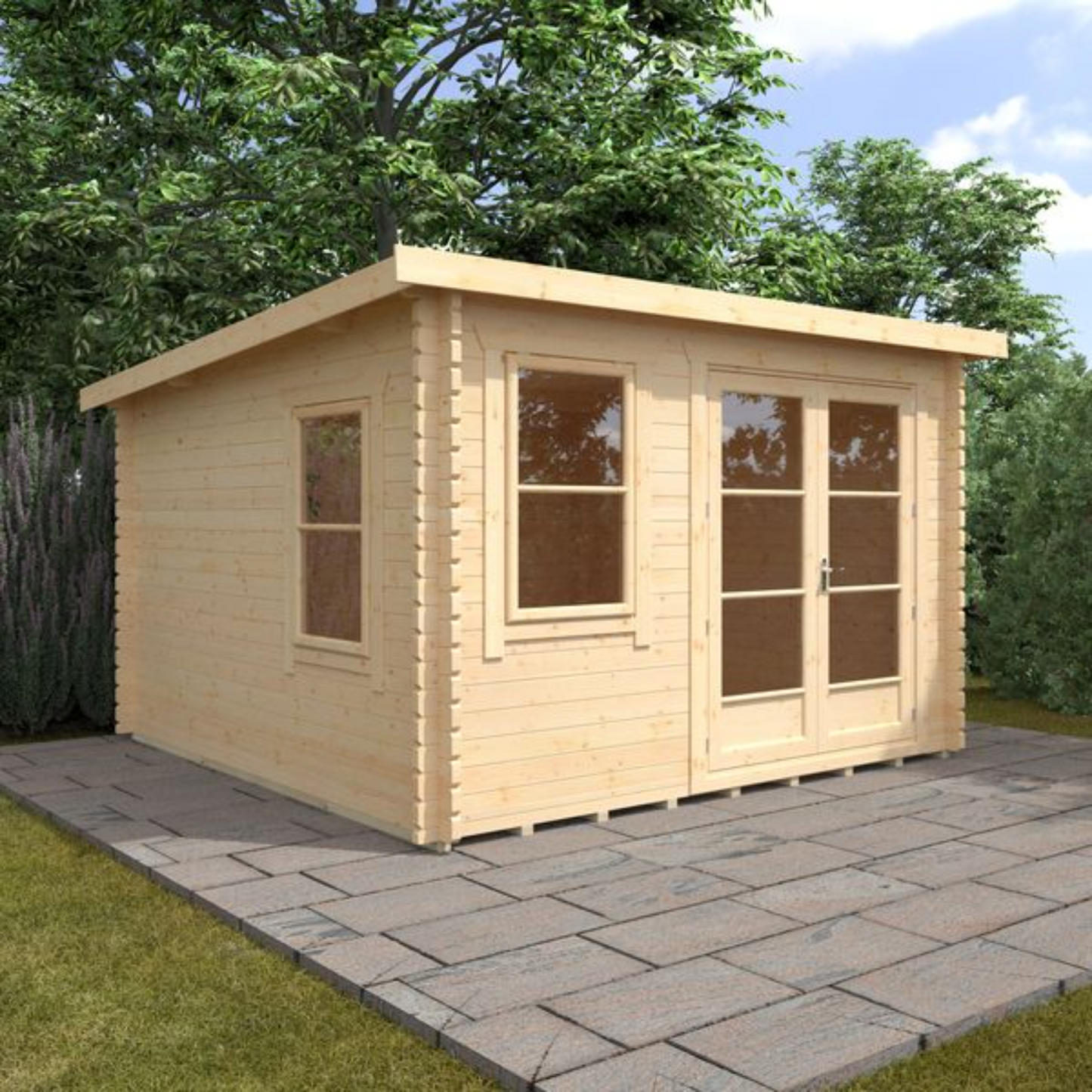 12x12 Belton 44mm Log Cabin