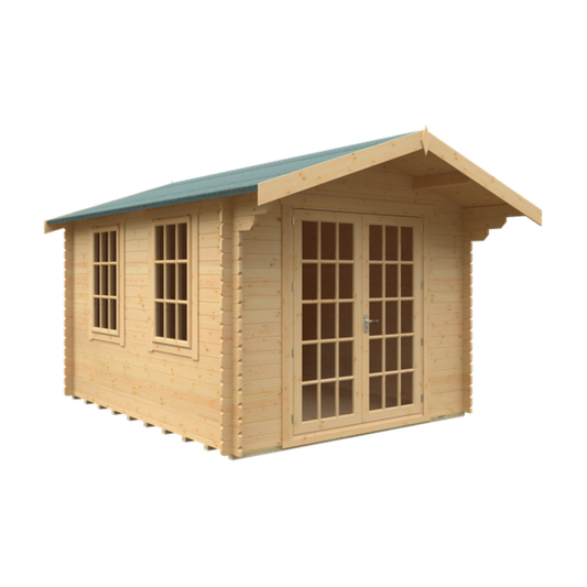 12x10 Lotherton 44mm Log Cabin
