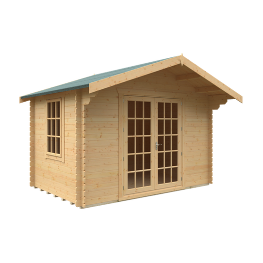 8x12 Lotherton 44mm Log Cabin