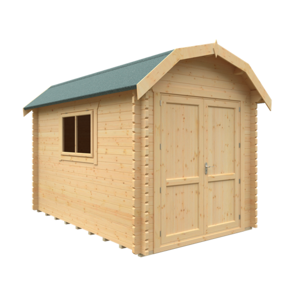 12x8 Aldford Barn 44mm Log Cabin