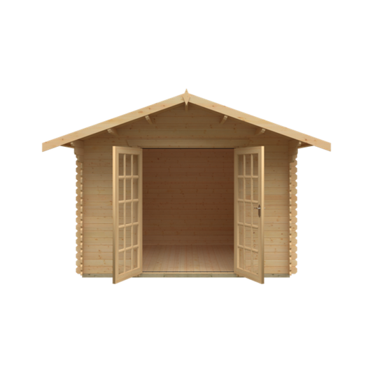 10x12 Lotherton 28mm Log Cabin