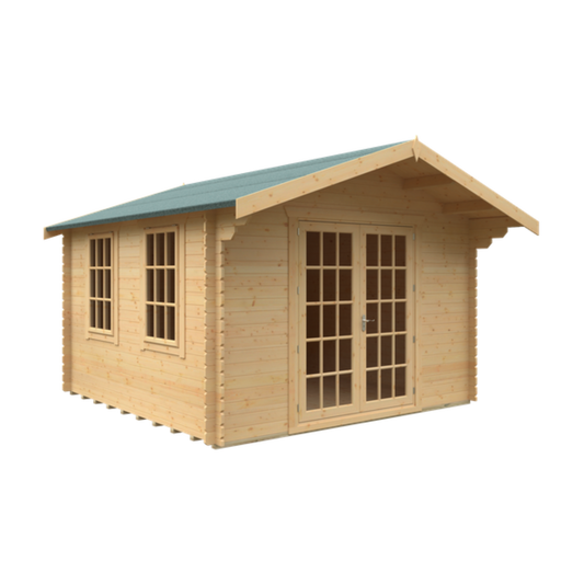 12x12 Lotherton 44mm Log Cabin