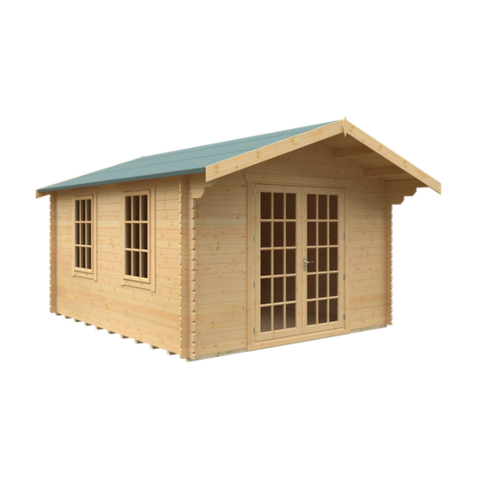 14x12 Lotherton 44mm Log Cabin
