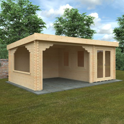 20x12 (12/8) Payton Log Cabin