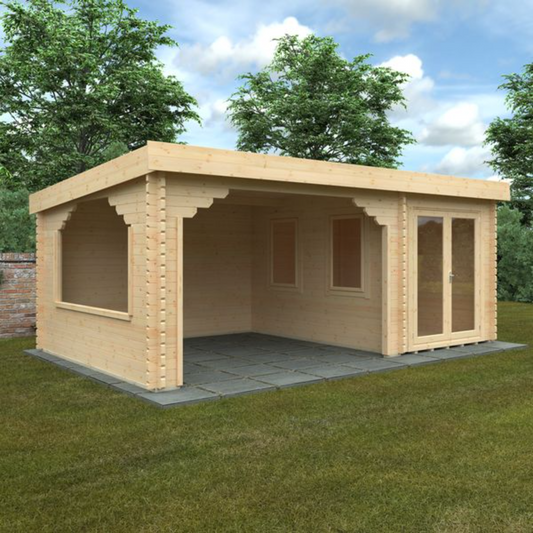 20x12 (12/8) Payton Log Cabin