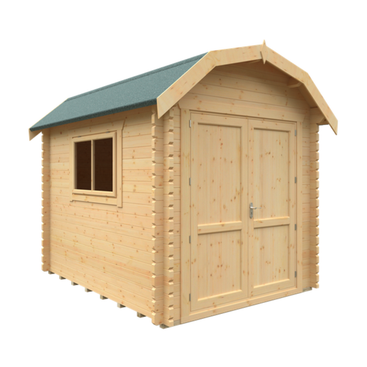 10x8 Aldford Barn 44mm Log Cabin