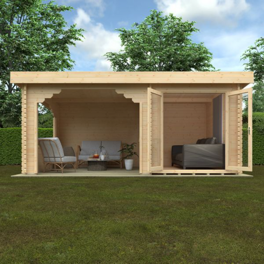 18x12 (10/8) Payton Log Cabin