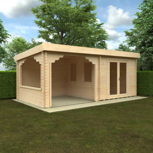20x10 (12/8) Payton Log Cabin