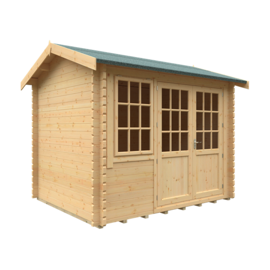 10x8 Henley 28mm Log Cabin