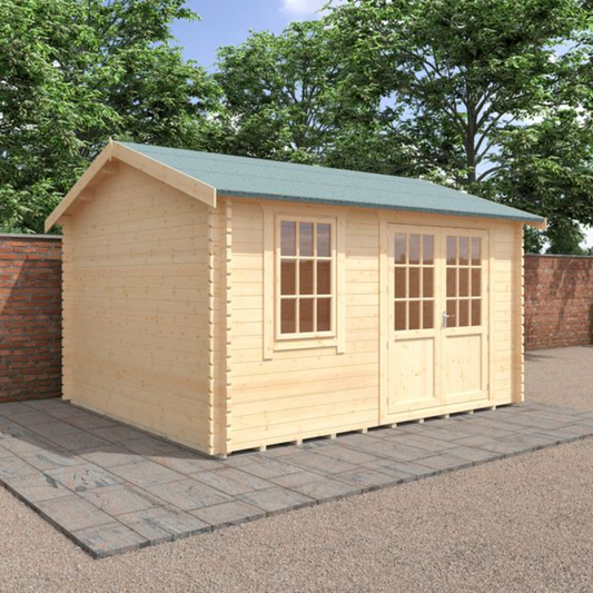 14x12 Henley 44mm Log Cabin