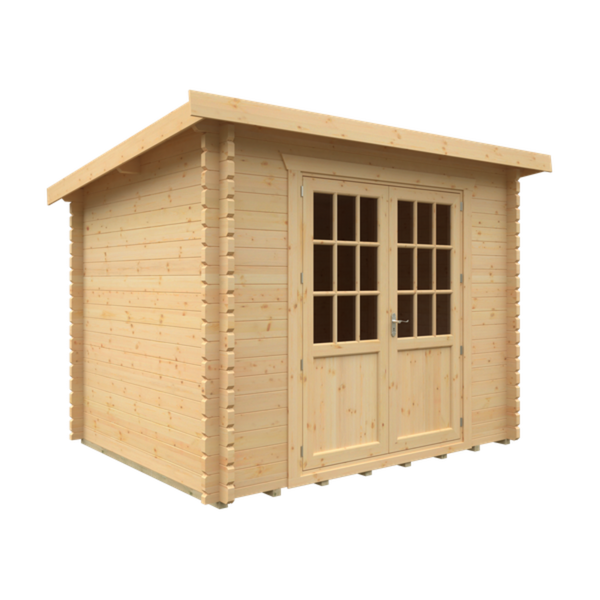 10x8 Kingsley 44mm Log Cabin