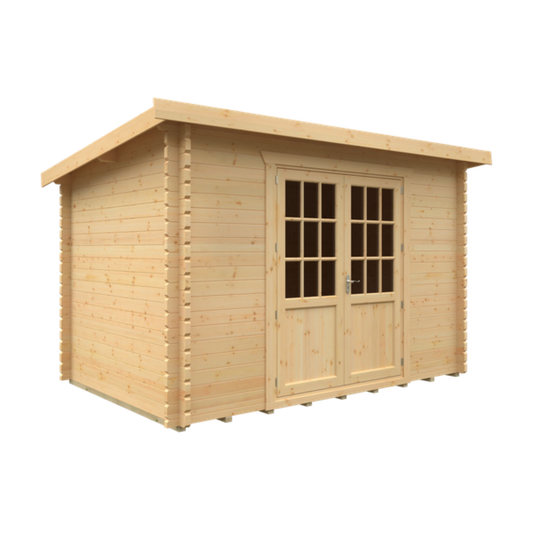 12x8 Kingsley 44mm Log Cabin