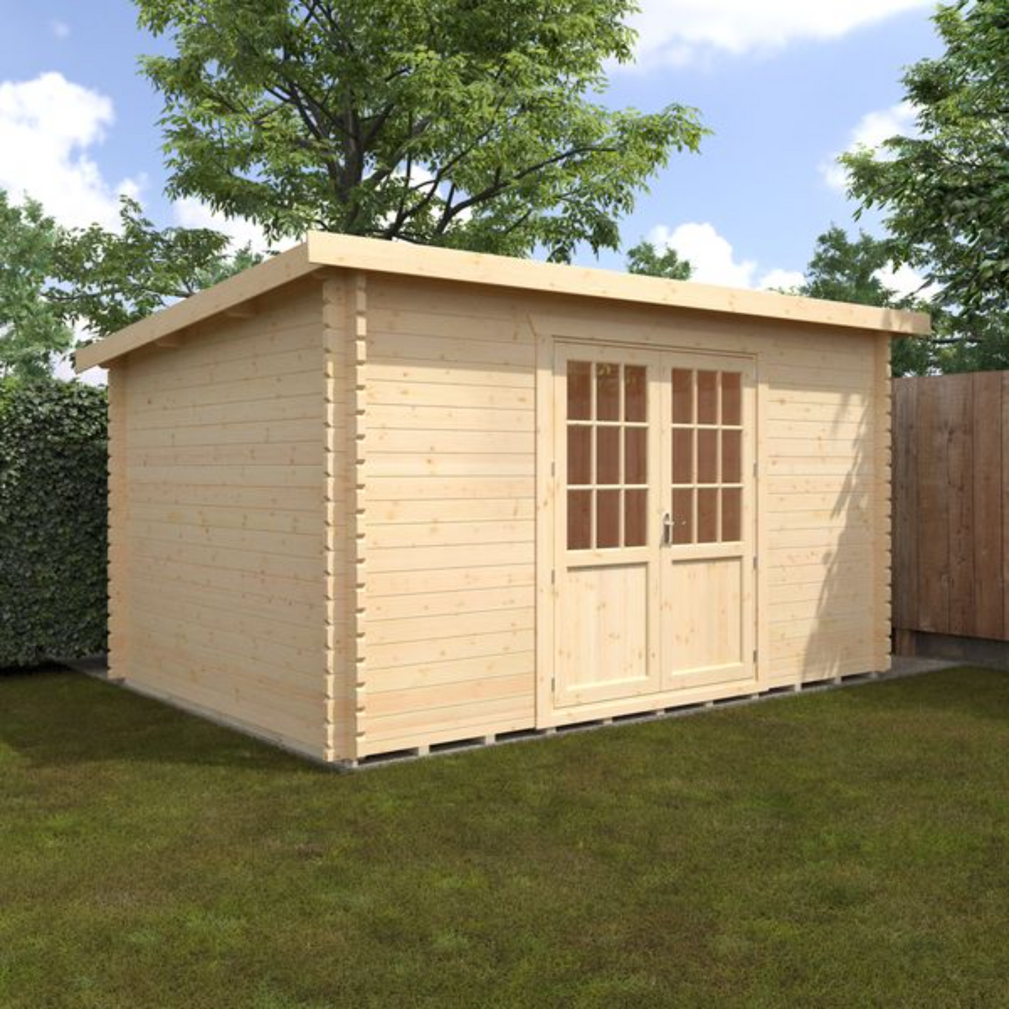 14x10 Kingsley 28mm Log Cabin