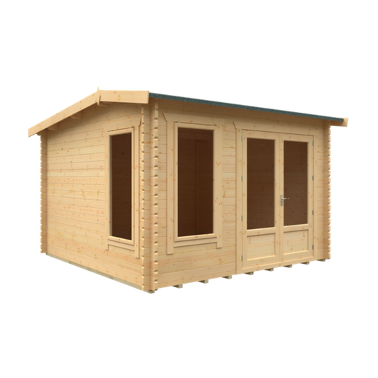 12x12 Longleat 44mm Log Cabin