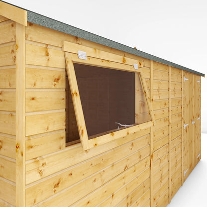 Mercia 14 x 10 Premium Shiplap Reverse Apex Workshop