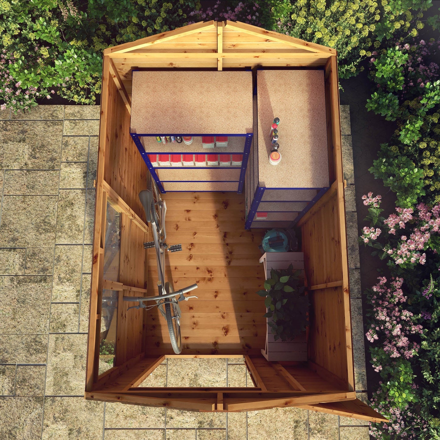 Mercia 7x5 Modular Shiplap Apex