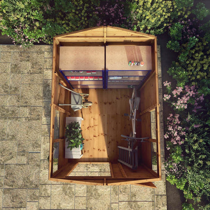 Mercia 8x6 Modular Shiplap Apex