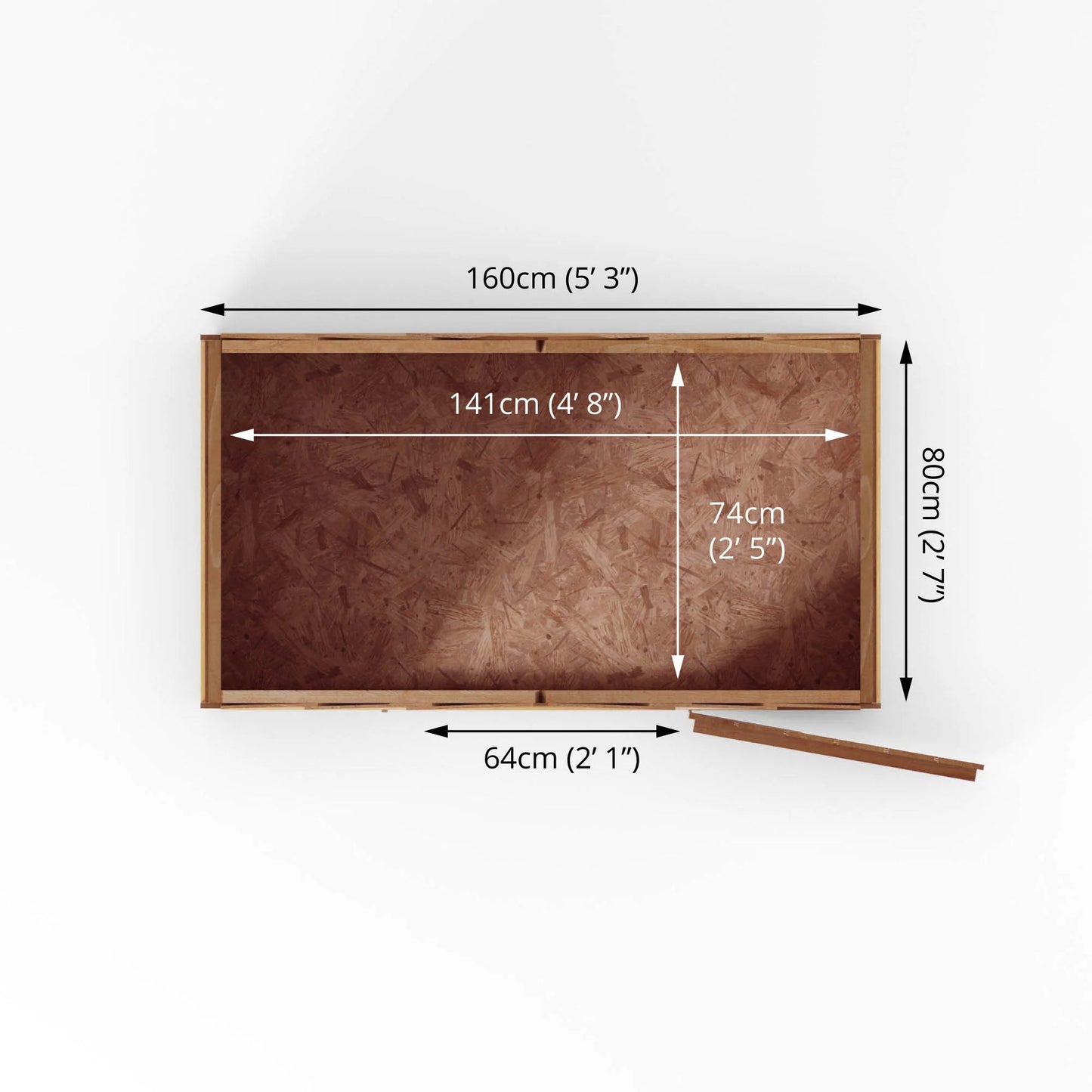 Mercia 3x5 Overlap Apex - Windowless