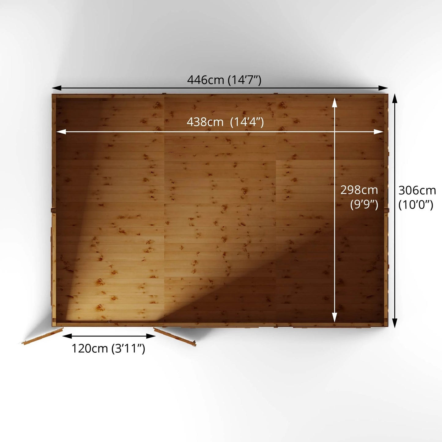 Mercia 15x10 Premium Shiplap Reverse Apex Workshop