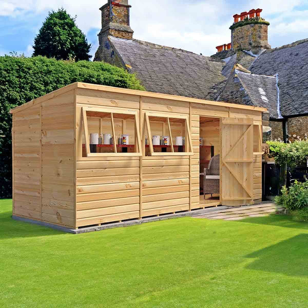 Shire Pent 16x6 Pent Sheds