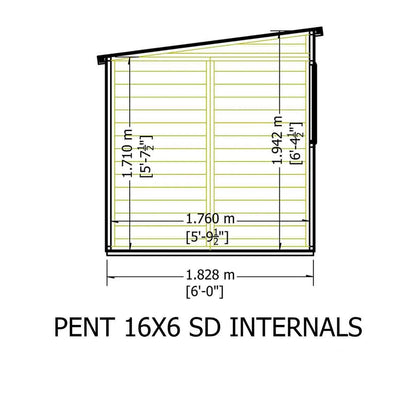 Shire Pent 16x6 SD