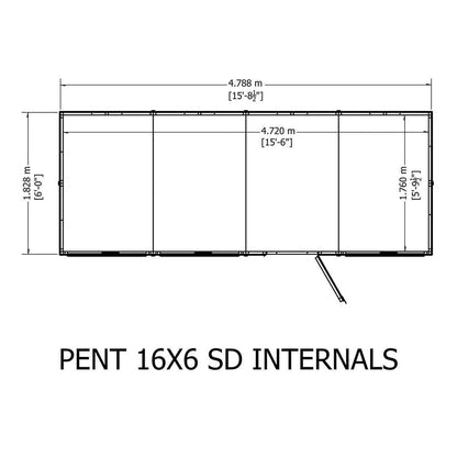 Shire Pent 16x6 SD