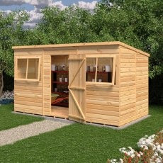 Shire 12x6 Shiplap Pent Shed