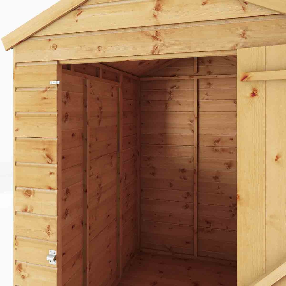 Mercia 4x6 Modular Shiplap Apex - Windowless