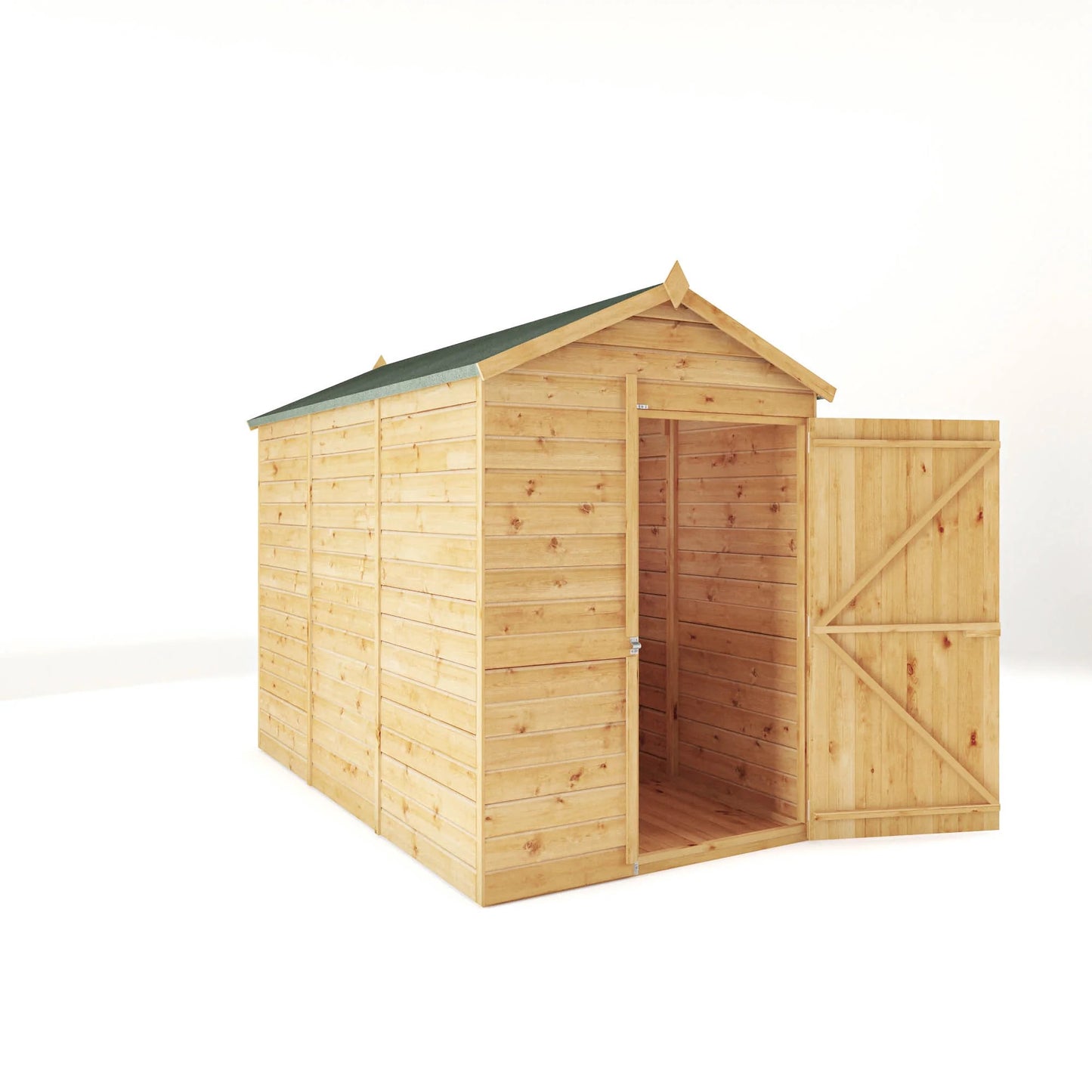 Mercia 9x5 Modular Shiplap Apex - Windowless