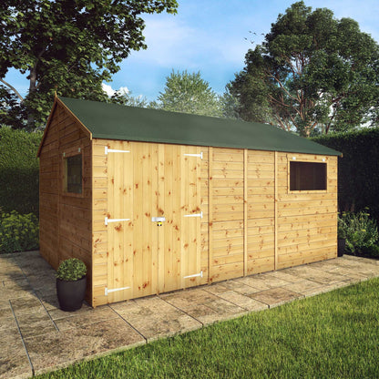 Mercia 14 x 10 Premium Shiplap Reverse Apex Workshop