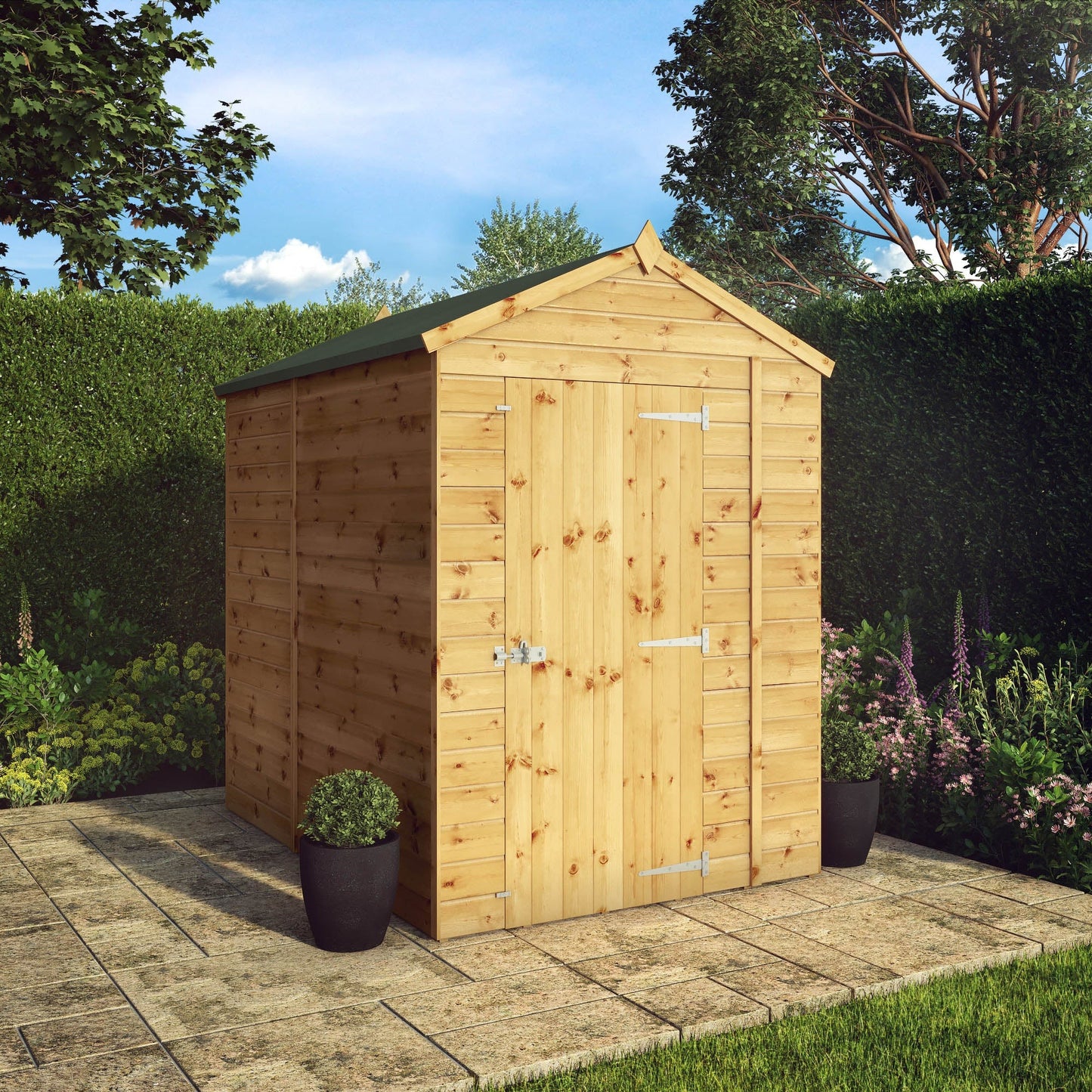 Mercia 7x5 Modular Shiplap Apex - Windowless