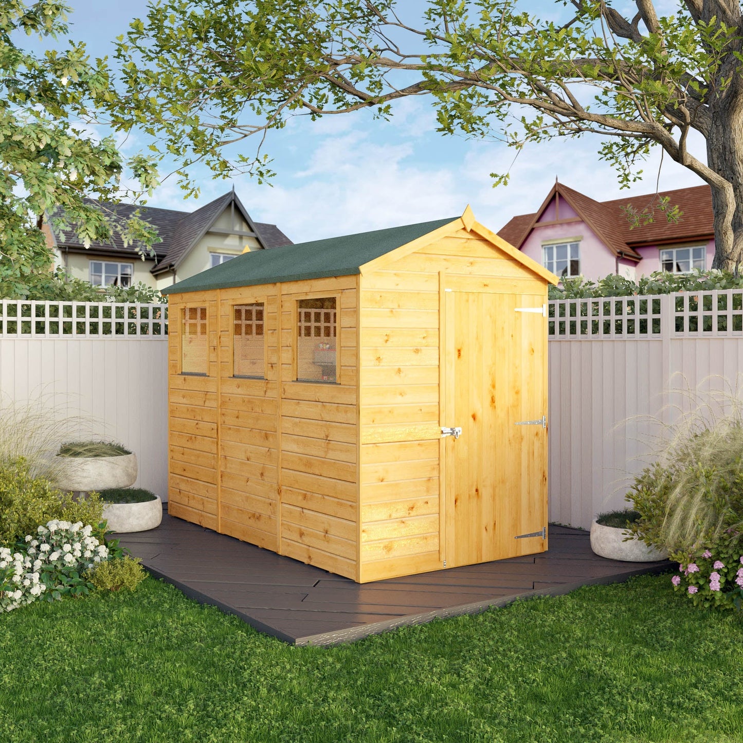 Mercia 9x5 Modular Shiplap Apex