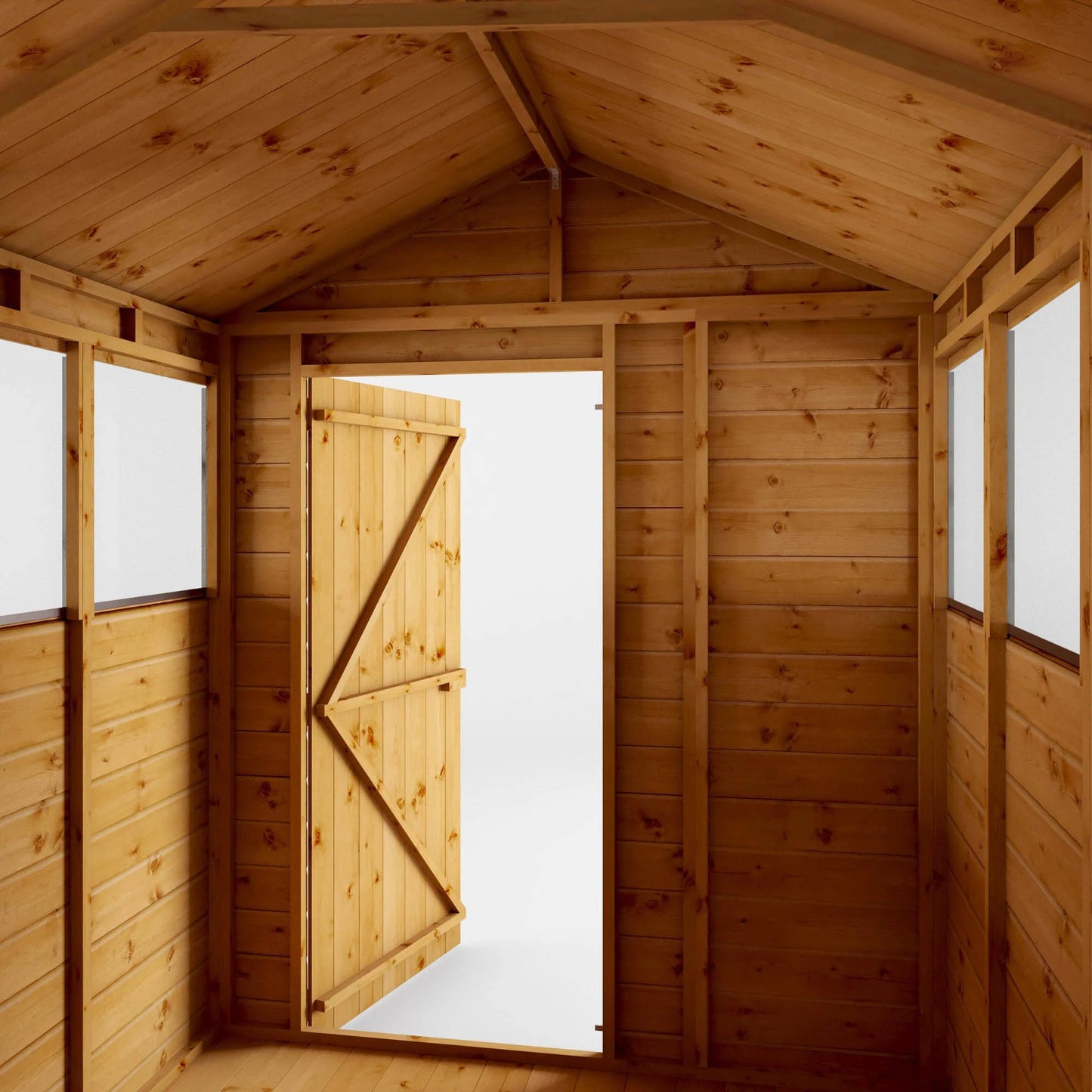 Mercia 8x6 Modular Shiplap Apex