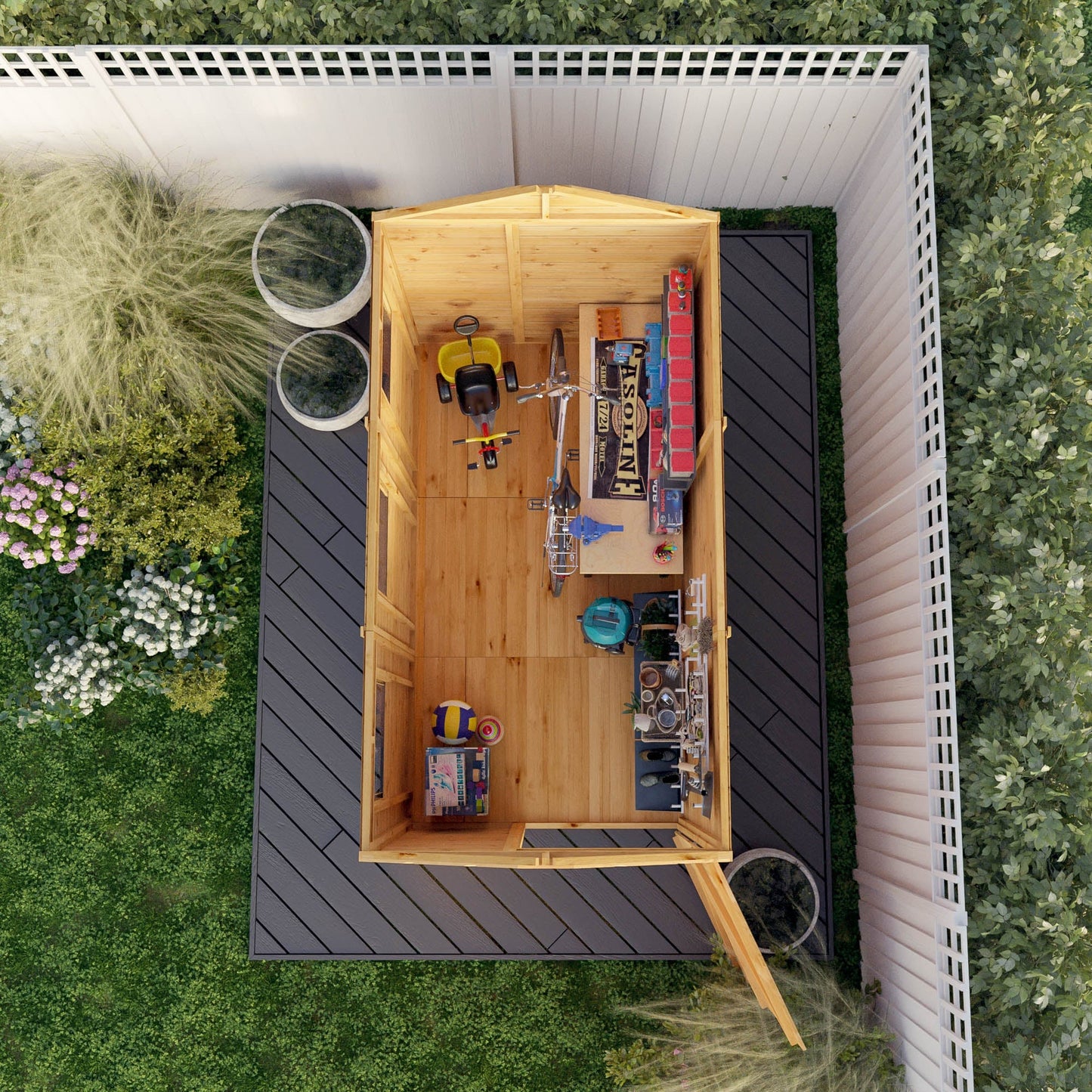 Mercia 9x5 Modular Shiplap Apex