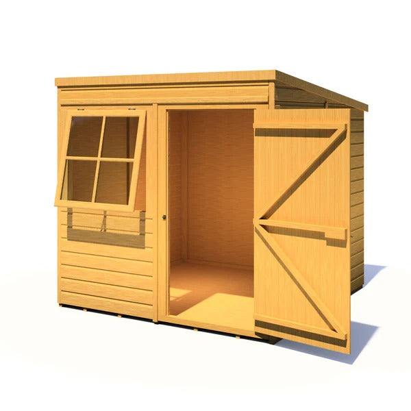 Shire 7x7 double door Pent